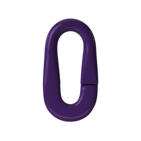 MONTOUR LINE Purple Plastic Chain Master Link, 2 in CH-ML-20-PE